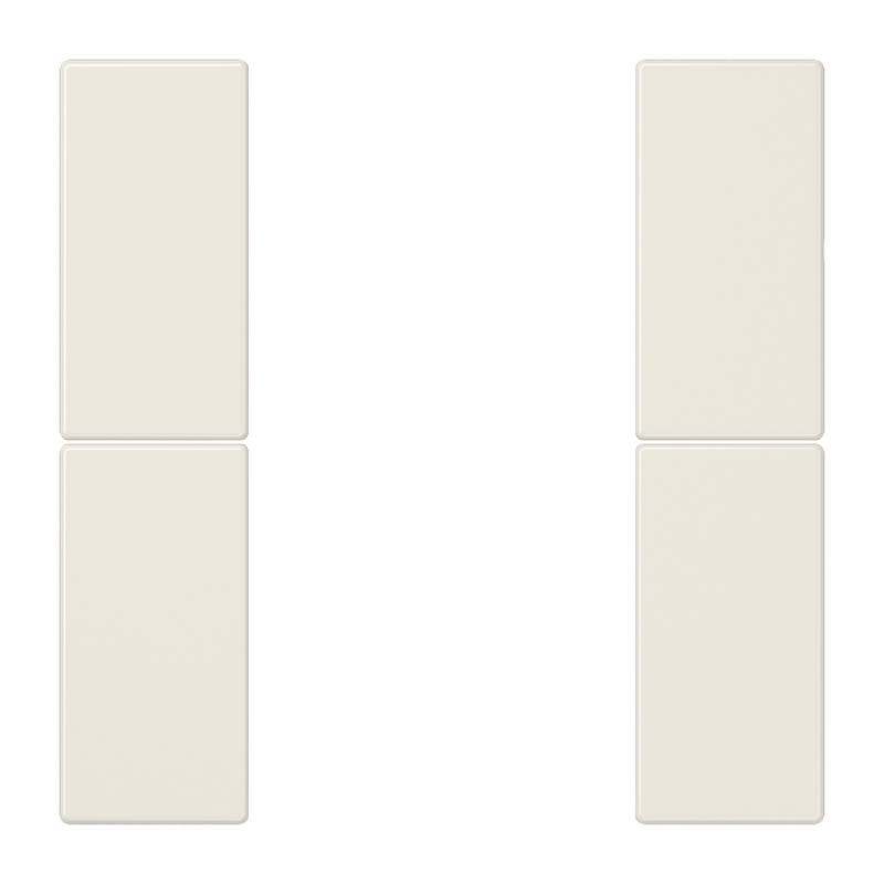 Jung - Kit touche complet 2 voies F50 / LS 990 Ivoire