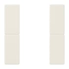 Jung - Kit touche complet 2 voies F50 / LS 990 Ivoire