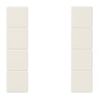 Jung - Kit touche complet 4 voies F50 / LS 990 Ivoire