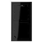 Jung - Boîtier saillie avec cadre 2 postes / LS 990 Noir