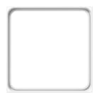 Jung - Cadre de compensation / LS 990 Blanc