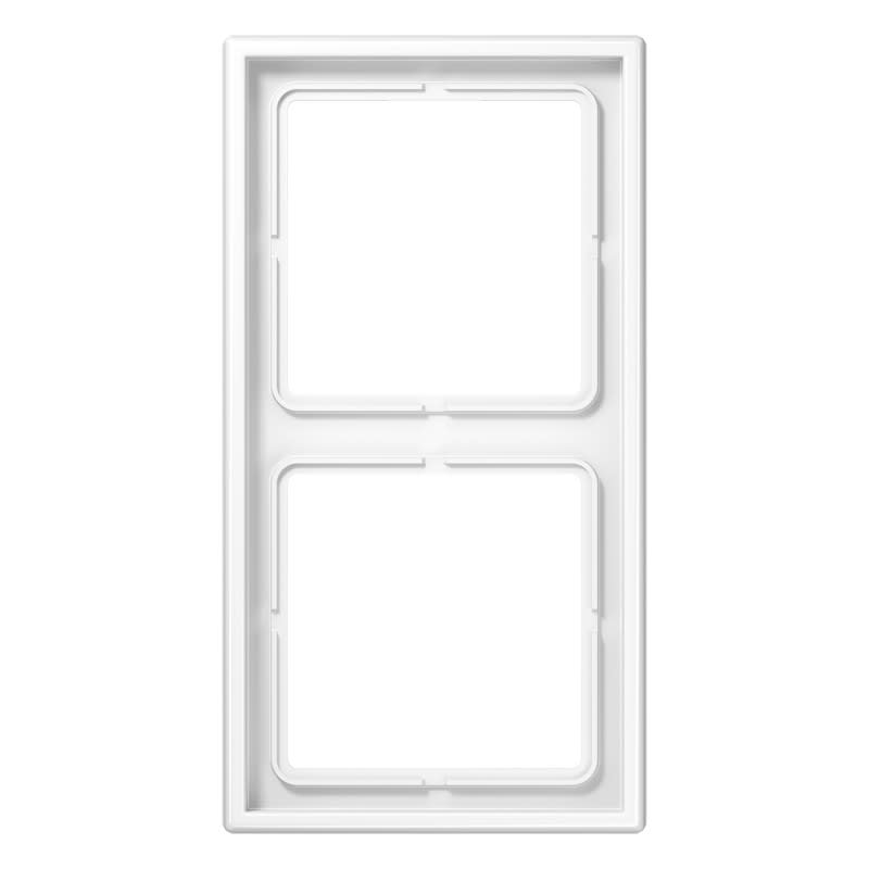 Jung - Cadre 2 postes / LS 990 Blanc