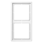 Jung - Cadre 2 postes / LS 990 Blanc
