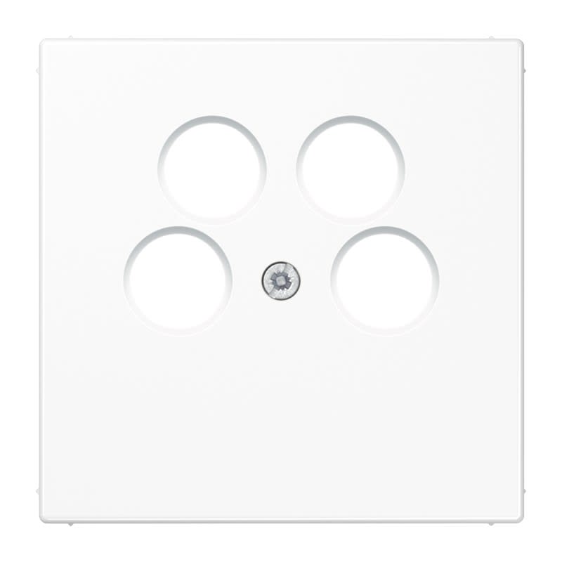 Jung - Enjoliveur pour prise TV-FM-SAT Ankaro / LS 990 Blanc