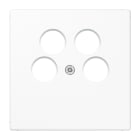 Jung - Enjoliveur pour prise TV-FM-SAT Ankaro / LS 990 Blanc