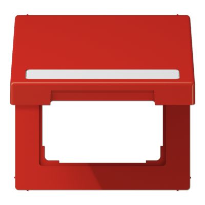 Jung - Enjoliveur couvercle avec porte étiquette / LS 990 Rouge