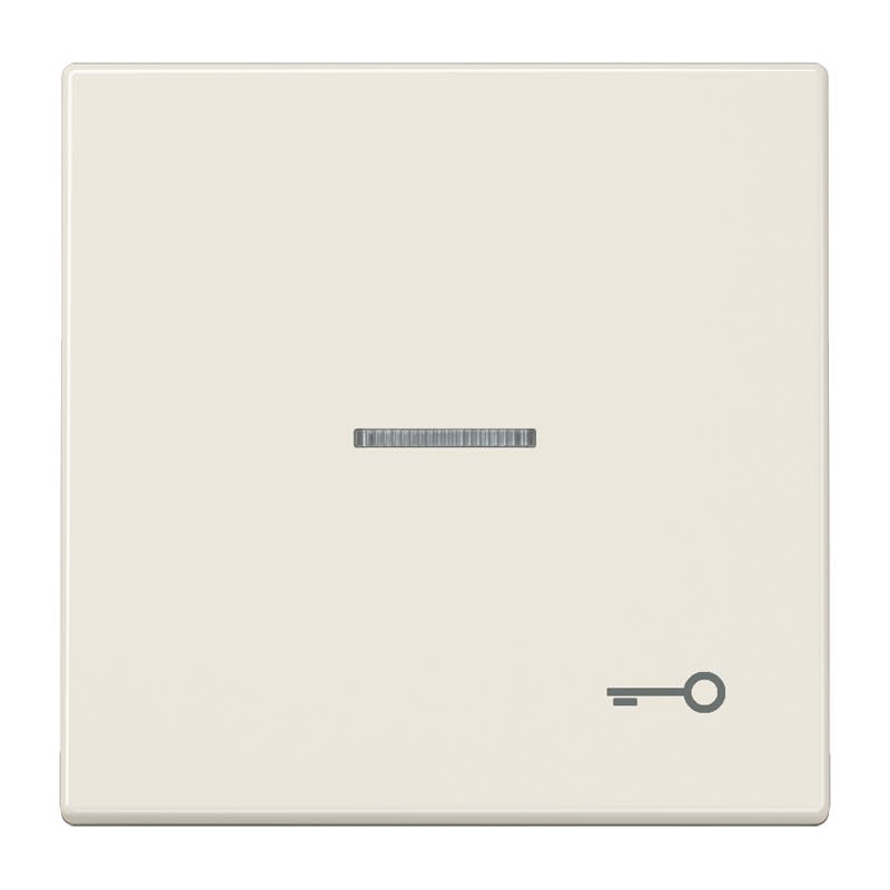 Jung - Enjo avec symb "gâche" à voyant / LS 990 Ivoire