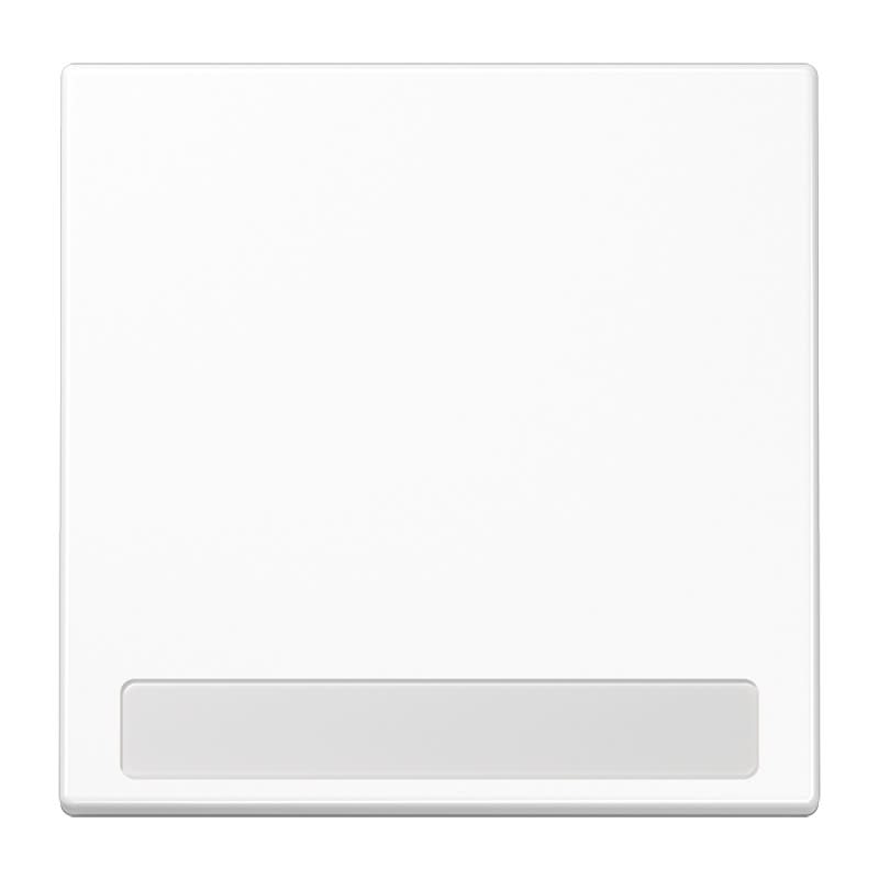 Jung - Enjoliveur simple touche porte étiquette / LS 990 Blanc