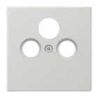 Jung - Enjoliveur pour prise TV-FM-SAT / LS 990 Gris clair