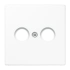 Jung - Enjoliveur pour prise TV-FM / LS 990 Blanc