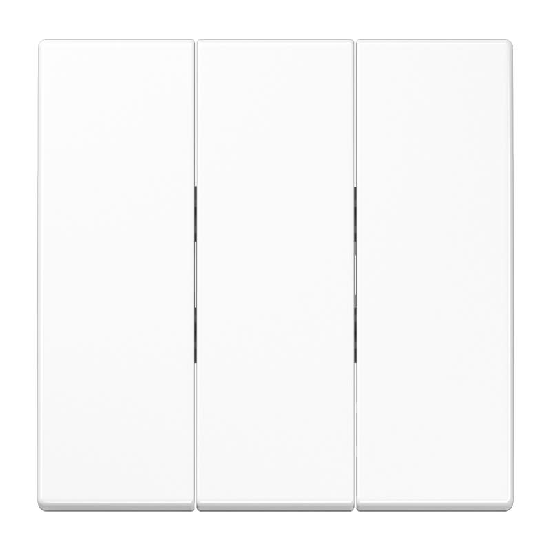 Jung - Enjoliveur pour inter+BP 3 voies / LS 990 Blanc