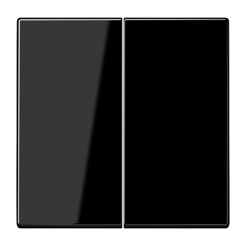 Jung - Enjoliveur double touche / LS 900 Noir