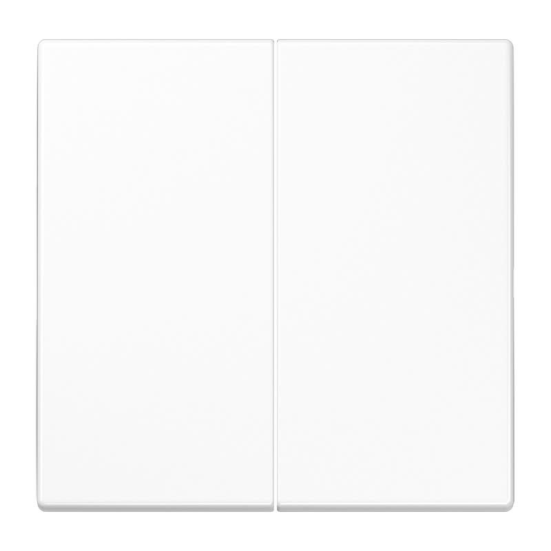 Jung - Enjoliveur double touche / LS 990 Blanc
