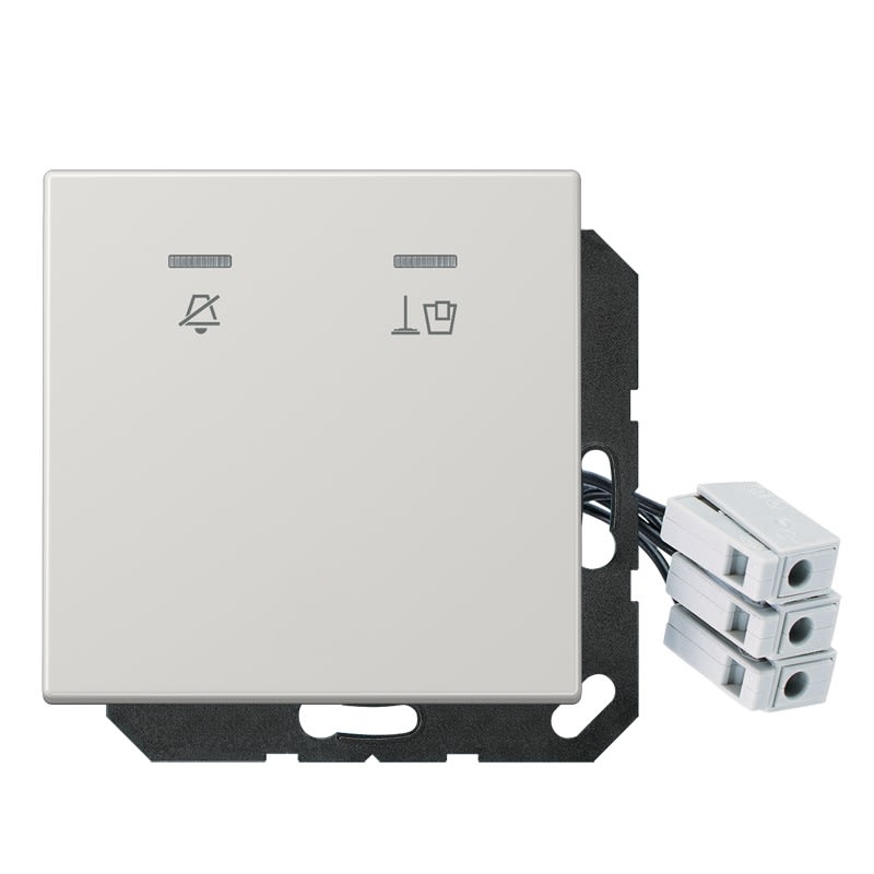 Jung - Enjoliveur Hôtel, poste extérieur 230 V / LS 990 Gris clair