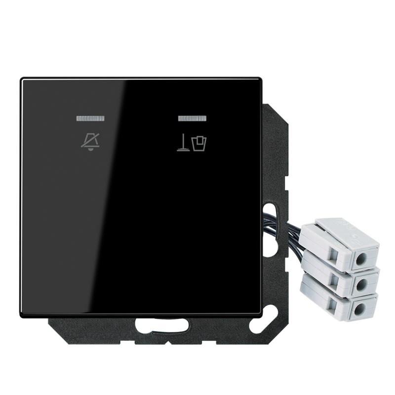 Jung - Enjoliveur Hôtel, poste extérieur 230 V / LS 990 Noir