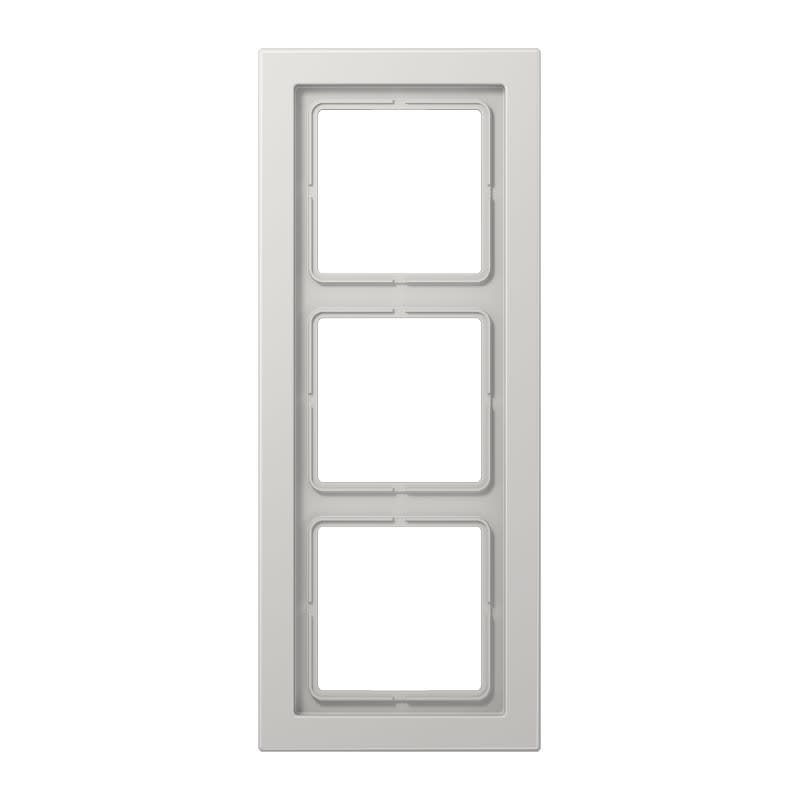 Jung - Cadre 3 postes / LS DESIGN Gris clair