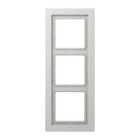 Jung - Cadre 3 postes / LS DESIGN Gris clair