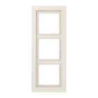 Jung - Cadre 3 postes / LS DESIGN Ivoire