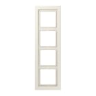 Jung - Cadre 4 postes / LS DESIGN Ivoire