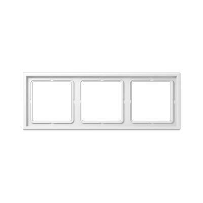 Jung - Cadre 3 poste / LS ZERO Gris clair