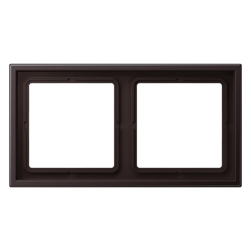 Jung - Cadre 2 poste / LS ZERO Dark Canon de Fusil