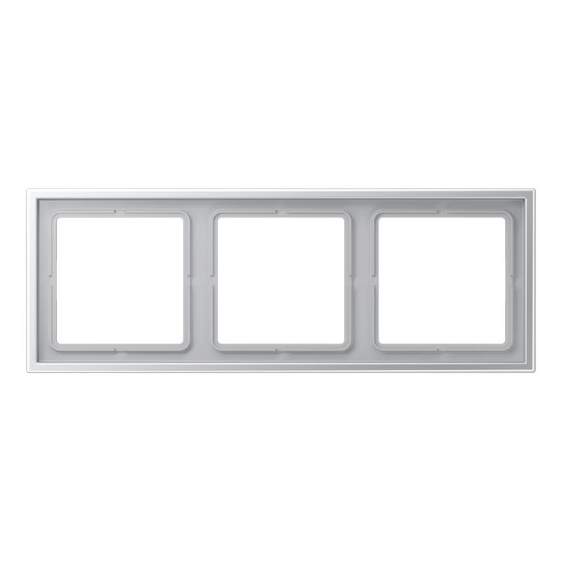 Jung - Cadre 3 poste / LS ZERO Aluminium