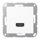 Jung - Connecteur Multimédia 1 x HDMI 2.0 / A 500 Blanc