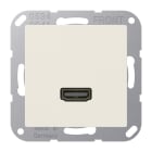 Jung - Connecteur Multimédia 1 x HDMI 2.0 / A 500 Ivoire
