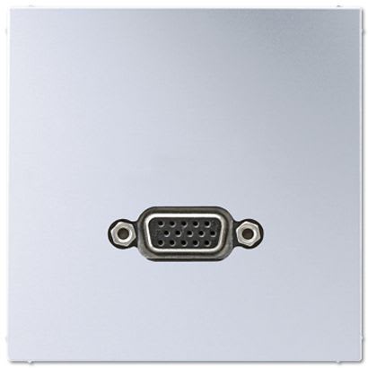Jung - Connecteur Multimédia 1 x VGA / LS 990 Aluminium