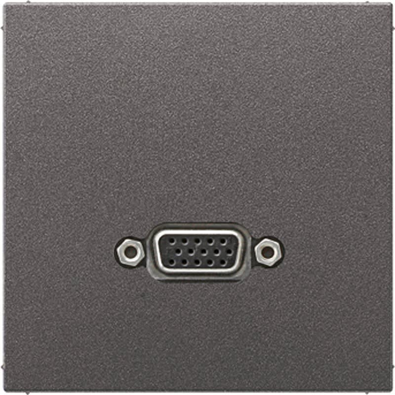 Jung - Connecteur Multimédia 1 x VGA / LS 990 Titane Anthracite