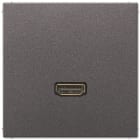 Jung - Connecteur Multimédia 1 x HDMI / LS 990 Titane Anth