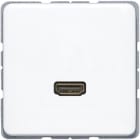 Jung - Connecteur Multimédia 1 x HDMI / CD 500 Blanc