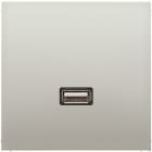 Jung - Connecteur Multimédia 1 x USB 2.0 / LS 990 Métal Inox