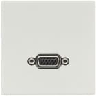 Jung - Connecteur Multimédia 1 x VGA / LS 990 Gris clair