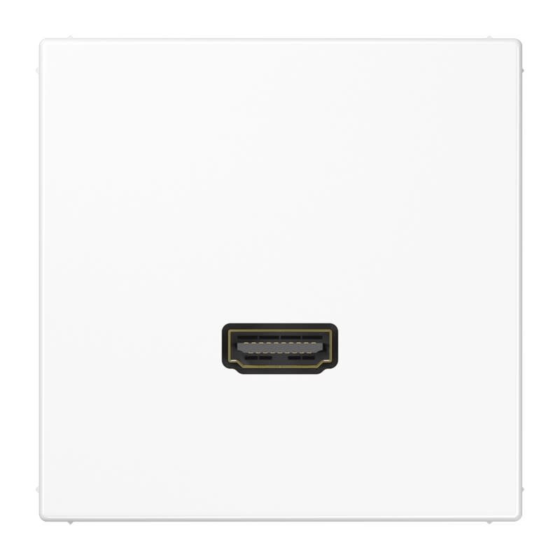 Jung - Connecteur Multimédia 1 x HDMI / LS 990 Blanc