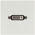 Jung - Connecteur Multimédia 1 x DVI / LS 990 Gris clair