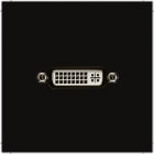 Jung - Connecteur Multimédia 1 x DVI / LS 990 Noir