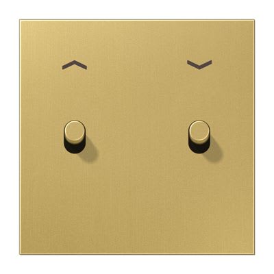 Jung - Enjo simple doigt avec 2 leviers Cylindre Cde VR-Store / LS 1912 Laiton doré