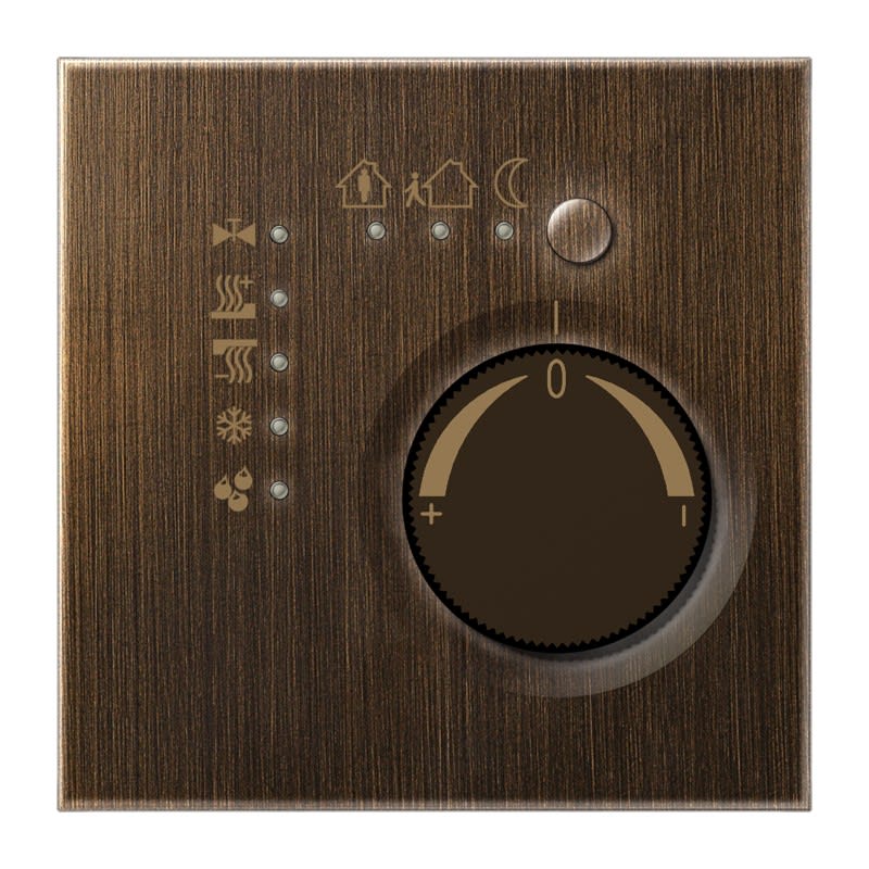 Jung - Régulateur KNX avec molette / LS 990 Laiton ancien