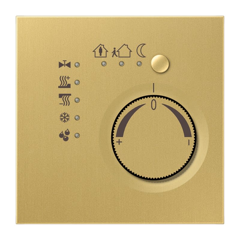 Jung - Régulateur KNX avec molette / LS 990 Laiton doré