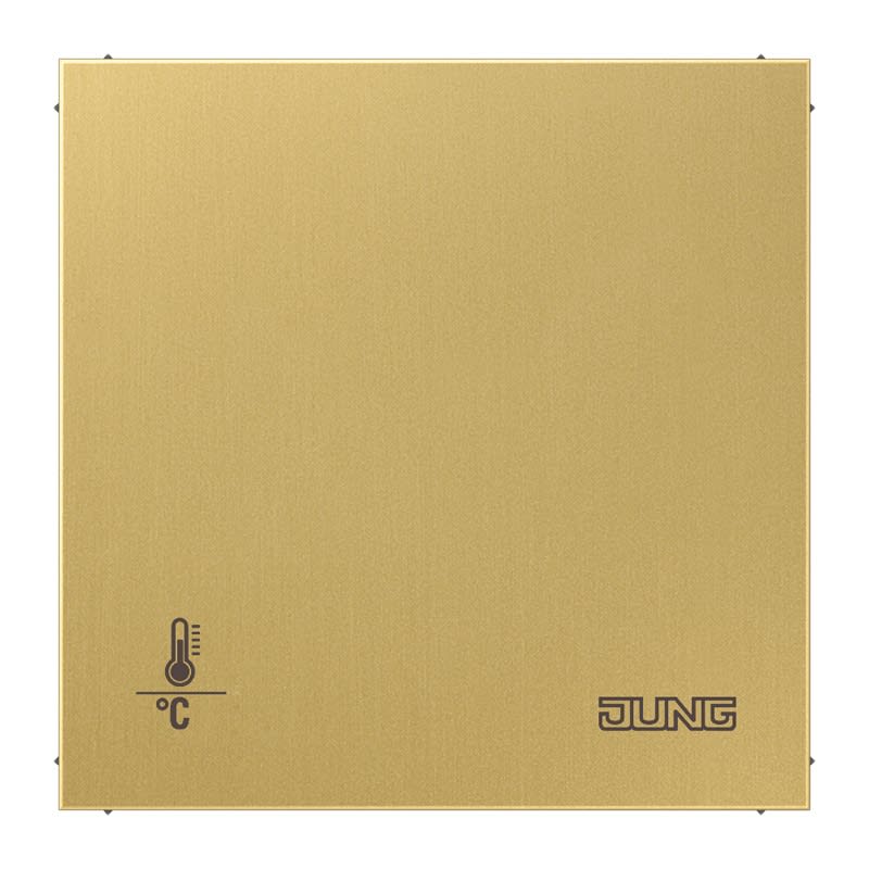 Jung - Régulateur KNX borgne avec 4 entrées binaires / LS 990 Laiton doré