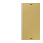 Jung - Touche 2 voies avec flèches pour platine F40 / LS 990 Laiton doré