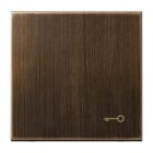 Jung - Enjoliveur simple doigt avec symbole "gâche" / LS 990 Laiton ancien