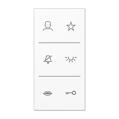 Jung - Enjo. design Vidéo / LS 990 Blanc