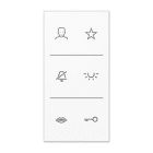 Jung - Enjo. design Vidéo / LS 990 Blanc