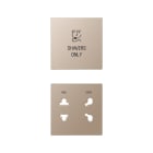 Jung - Enjoliveur prise rasoir / A 500 Champagne