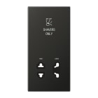 Jung - Enjoliveur prise rasoir / LS 990 Titane Anthracite