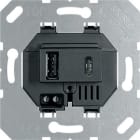 Jung - Prise USB double 2100 mA noir
