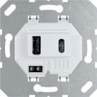 Jung - Prise USB double 2100 mA blanc