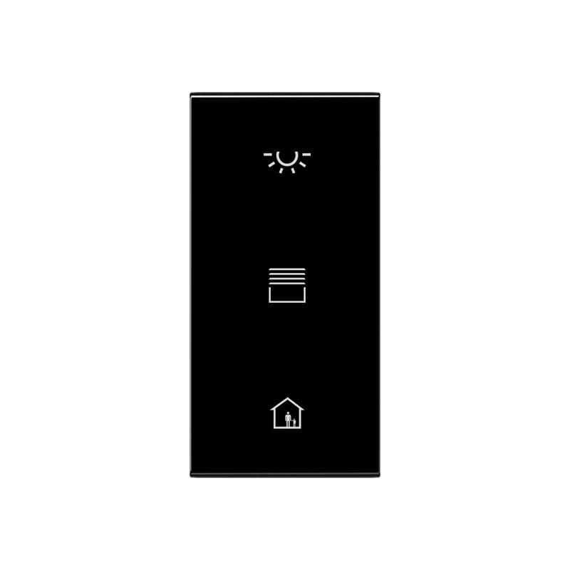 Jung - Obturateur couleur des touches F50 / A 500 Noir laqué